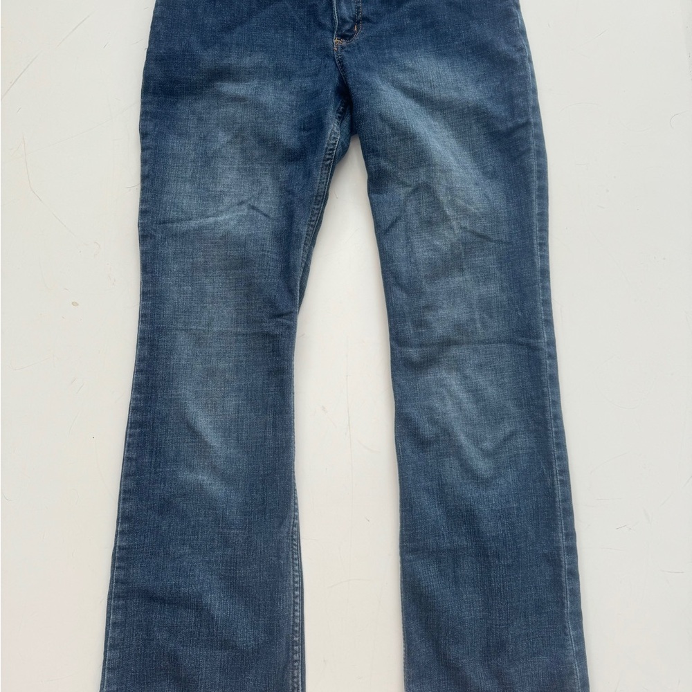 Wrangler Blue Boot Cut Jeans with Medium Wash